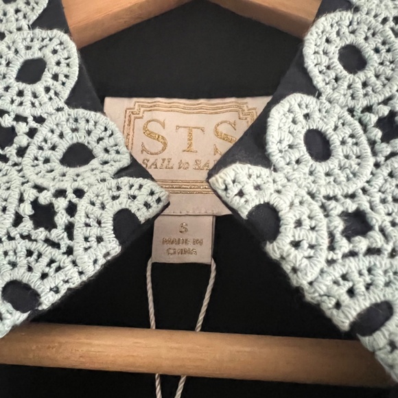 Sail to Sable navy maxi shift dress size S - Picture 5 of 6